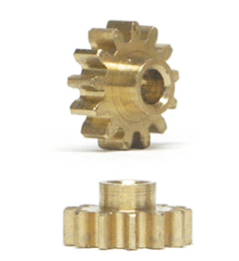 NSR 7114 - Piñones de ángulo 14 dientes x2 - Máximo agarre en slot racing