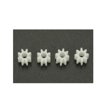 SCALEAUTO SC-1008 - Piñones nylon M50 8D (4ud) - Ligereza y control