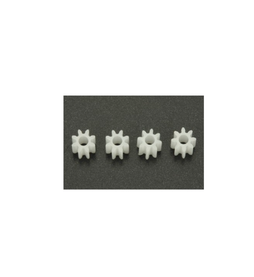 SCALEAUTO SC-1008 - Piñones nylon M50 8D (4ud) - Ligereza y control
