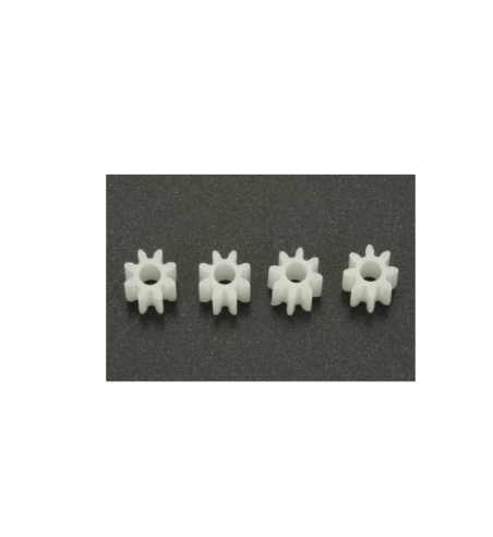 SCALEAUTO SC-1009 - Piñones 9 dientes nylon slot - Rendimiento ligero