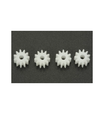 SCALEAUTO SC-1011 - Piñones 11D M50 nylon slot (4ud) - Versatilidad total