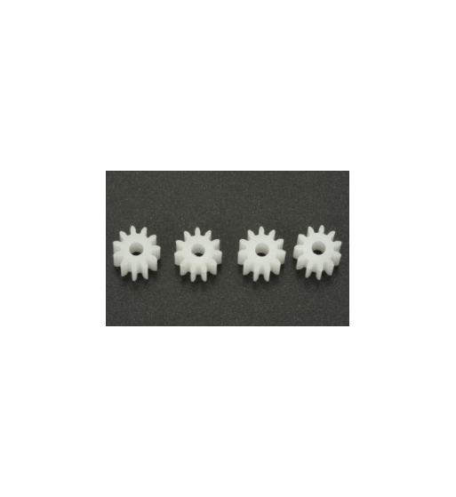 SCALEAUTO SC-1011 - Piñones 11D M50 nylon slot (4ud) - Versatilidad total
