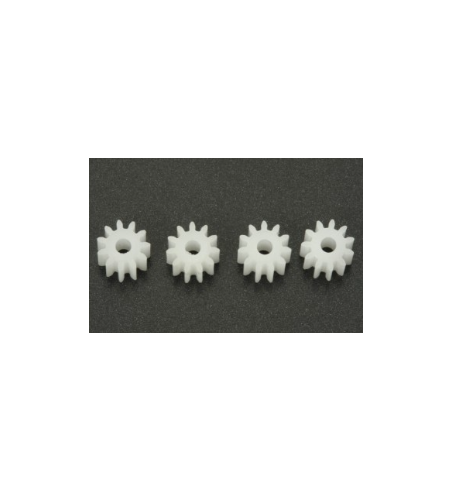 SCALEAUTO SC-1011 - Piñones 11D M50 nylon slot (4ud) - Versatilidad total