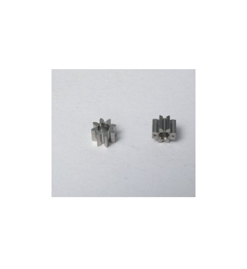 MB-19249 - Piñón slot en línea 8 dientes acero (x2)
