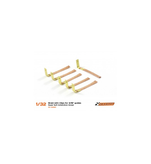 Scaleauto SC-1647A trencillas con clip estrecho super soft|Clip profesional slot|Slot-maxi.com