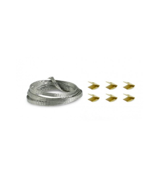 Scaleauto SC-1634 trencilla extrafina estañada con clips|Flexibilidad extrema slot|Slot-maxi.com