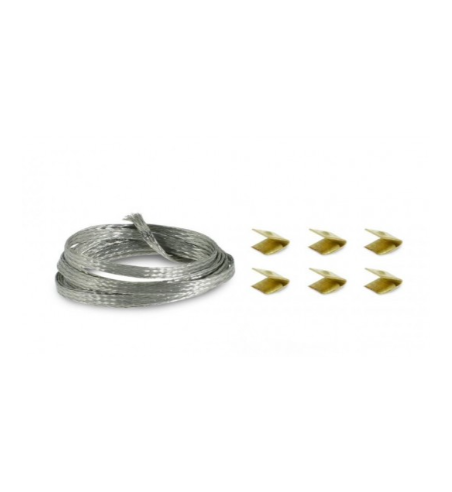 Scaleauto SC-1634 trencilla extrafina estañada con clips|Flexibilidad extrema slot|Slot-maxi.com