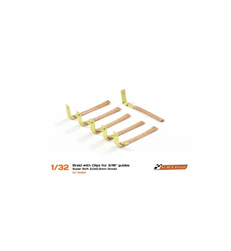 Scaleauto SC-1646A trencillas clip largo super-soft|Slot clip profesional|Slot-maxi.com