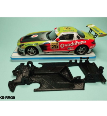 Chasis RACE RADIKAL Mercedes SLS GT3 Scaleauto KS-RRG9 en slot-maxi - Recambio competición único