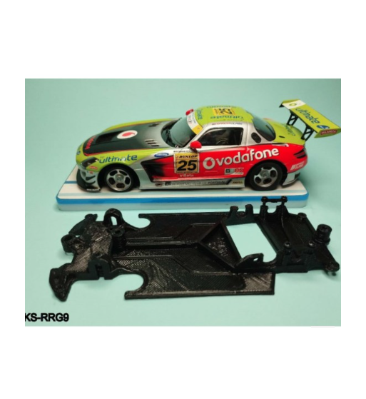 Chasis RACE RADIKAL Mercedes SLS GT3 Scaleauto KS-RRG9 en slot-maxi - Recambio competición único