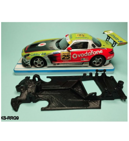 Chasis RACE RADIKAL Mercedes SLS GT3 Scaleauto KS-RRG9 en slot-maxi - Recambio competición único