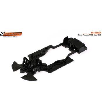 Chasis Porsche 991.2 Duro Negro Scaleauto SC-6665A en slot-maxi - Repuesto top slot