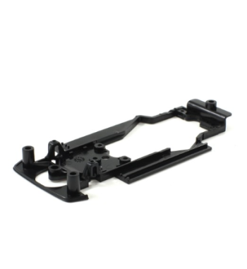 Chasis Ford RS200 Duro Negro R1.5 Scaleauto SC-6649A en slot-maxi - Slot alta competición