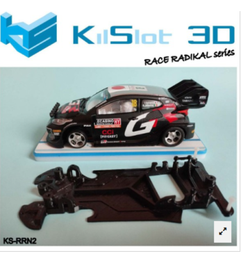 Chasis RACE RADIKAL Toyota Yaris WRC1 KS-RRN2 en slot-maxi - Repuesto 3D líder