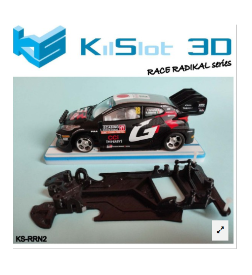 Chasis RACE RADIKAL Toyota Yaris WRC1 KS-RRN2 en slot-maxi - Repuesto 3D líder