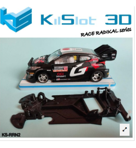 Chasis RACE RADIKAL Toyota Yaris WRC1 KS-RRN2 en slot-maxi - Repuesto 3D líder