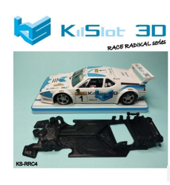 Chasis RACE RADIKAL BMW M1 Fly KS-RRC4 en slot-maxi - Máxima precisión y ajuste