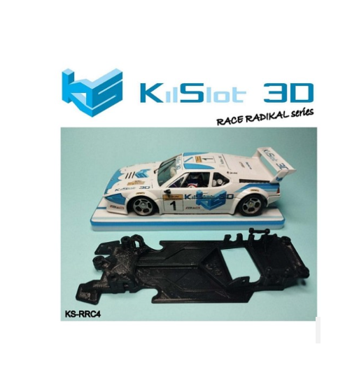 Chasis RACE RADIKAL BMW M1 Fly KS-RRC4 en slot-maxi - Máxima precisión y ajuste