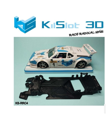 Chasis RACE RADIKAL BMW M1 Fly KS-RRC4 en slot-maxi - Máxima precisión y ajuste