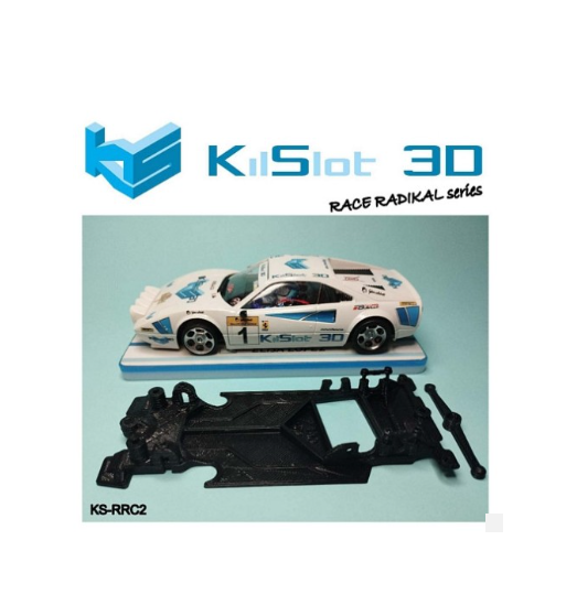 Chasis RACE RADIKAL Ferrari 308 GTB KS-RRC2 en slot-maxi - Exclusividad y competición