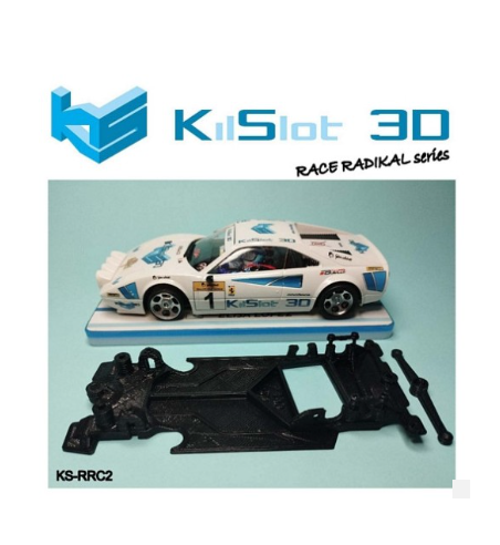 Chasis RACE RADIKAL Ferrari 308 GTB KS-RRC2 en slot-maxi - Exclusividad y competición