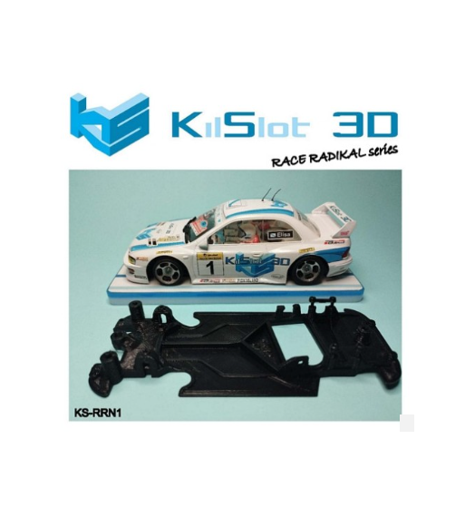 Chasis RACE RADIKAL Subaru Scaleauto KS-RRN1 en slot-maxi - Precisión y compatibilidad