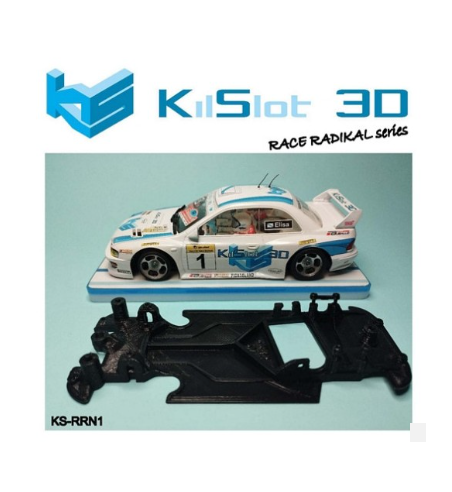 Chasis RACE RADIKAL Subaru Scaleauto KS-RRN1 en slot-maxi - Precisión y compatibilidad