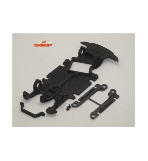 Chasis Fiat Abarth 1000 TCR BRM 3DSRP 802 en slot-maxi - Repuesto bicomponente top