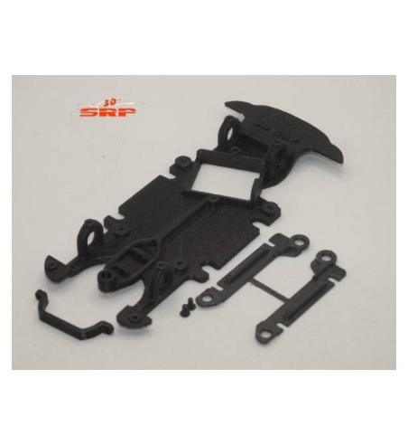 Chasis Fiat Abarth 1000 TCR BRM 3DSRP 802 en slot-maxi - Repuesto bicomponente top