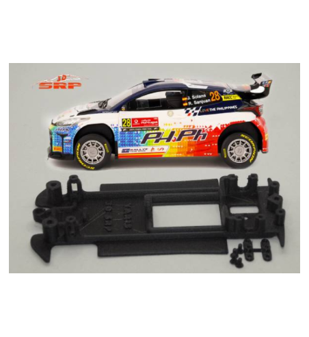 Chasis 3D bicomponente Toyota Yaris BC2032 en slot-maxi - Profesionalidad y rendimiento