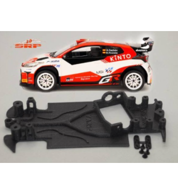 Chasis 3D bicomponente en ángulo Toyota Yaris BC2031 en slot-maxi - Precisión y calidad