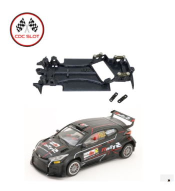 Chasis 3D Toyota Yaris WRC Avant MBAWR664 en slot-maxi - Precisión monoblock