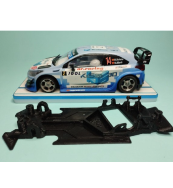 Chasis RACE EVO Hyundai I20 WRC-WRX KS-AE11 en slot-maxi - Control WRC profesional