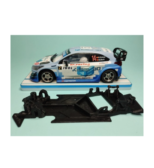 Chasis RACE EVO Hyundai I20 WRC-WRX KS-AE11 en slot-maxi - Control WRC profesional
