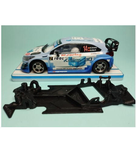 Chasis RACE EVO Hyundai I20 WRC-WRX KS-AE11 en slot-maxi - Control WRC profesional