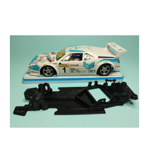 Chasis RACE EVO BMW M1 Fly KS-AE09 en slot-maxi - Potencia y precisión