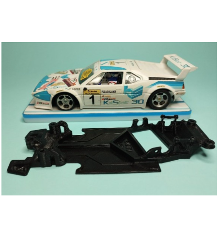 Chasis RACE EVO BMW M1 Fly KS-AE09 en slot-maxi - Potencia y precisión