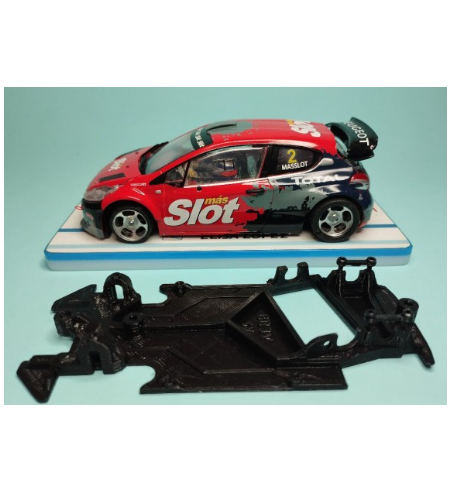 Chasis RACE EVO Peugeot 208 KS-AE08 en slot-maxi - Innovación y control