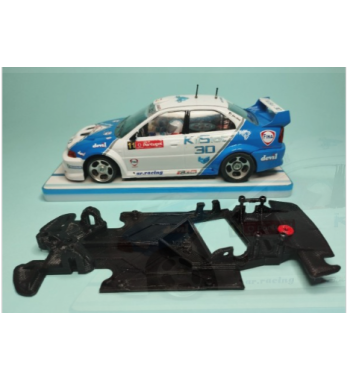Chasis RACE EVO Mitsubishi Evo V-VI KS-AE07 en slot-maxi - Potencia total en pista