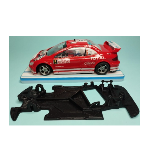 Chasis RACE EVO Peugeot 307 WRC Ninco KS-AE06 en slot-maxi - Precisión total rally