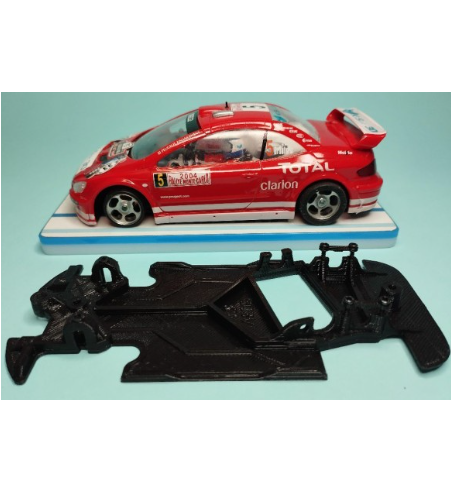 Chasis RACE EVO Peugeot 307 WRC Ninco KS-AE06 en slot-maxi - Precisión total rally