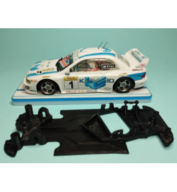 Chasis RACE EVO Subaru Scaleauto KS-AE01 en slot-maxi - Robustez y precisión rally