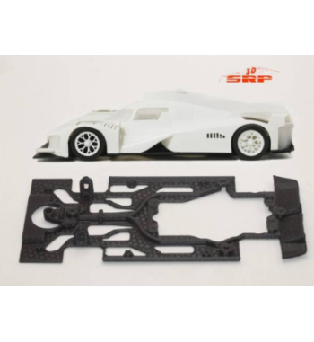 Chasis Cadillac-V LMH Scaleauto BC2010 en slot-maxi - Resistencia y ajuste máximo