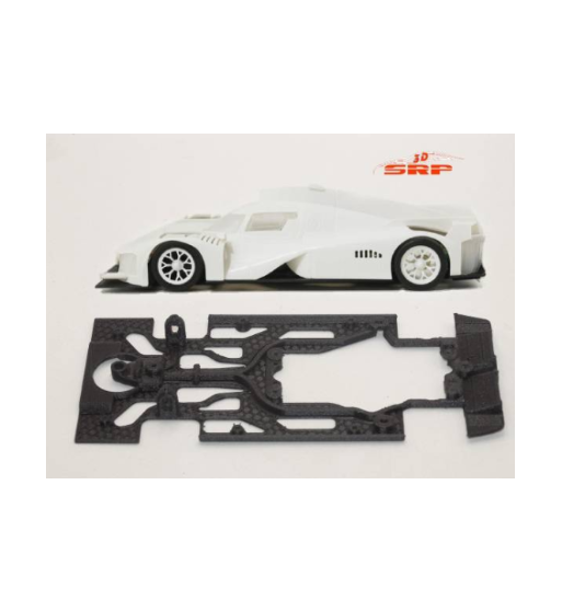Chasis Cadillac-V LMH Scaleauto BC2010 en slot-maxi - Resistencia y ajuste máximo