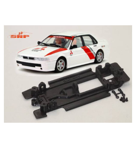 Chasis lineal Mitsubishi Galant VR4 1120WSC en slot-maxi - Precisión y estabilidad