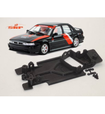 Chasis ángulo Mitsubishi Galant VR4 1119WSC en slot-maxi - Control y respuesta en pista