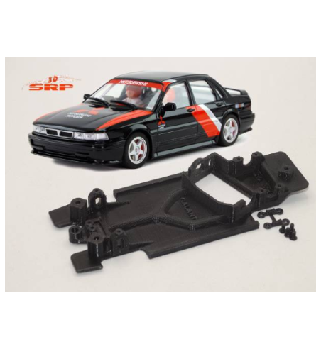 Chasis ángulo Mitsubishi Galant VR4 1119WSC en slot-maxi - Control y respuesta en pista