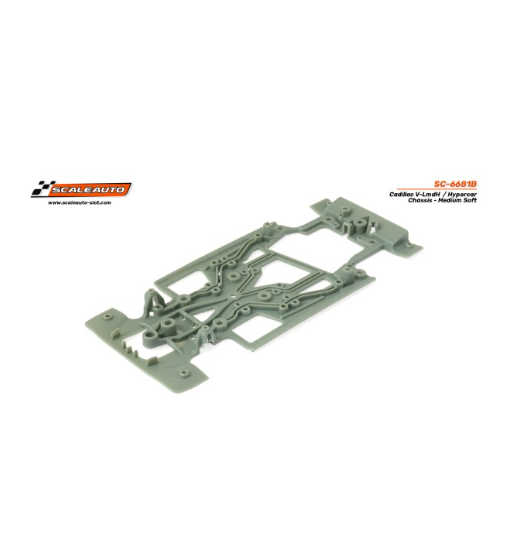 Chasis Cadillac V-LmdH Hypercar gris SC-6681B en slot-maxi - Resistencia y estabilidad total