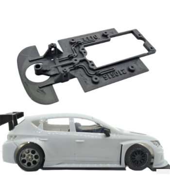 Chasis Seat León SW110 slot-maxi - Linealidad y ajuste para Slot.it
