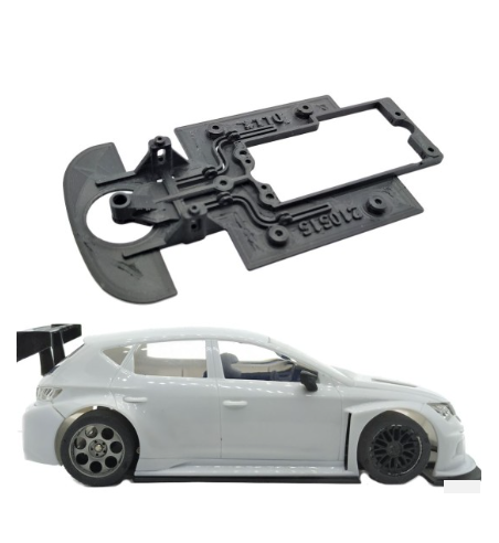 Chasis Seat León SW110 slot-maxi - Linealidad y ajuste para Slot.it